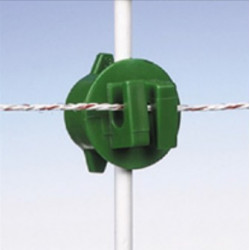 Isolateur à écrou Vert ø6-14mm ( x 20 ) 