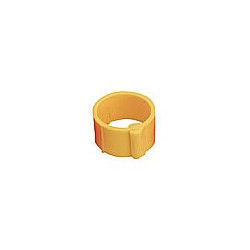 Bague a clips 8mm jaune sac20