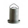 Abreuvoir email gris pour poule 5L