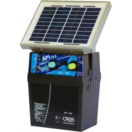 Electrificateur de clôture avec recharge par panneau solaire photovoltaïque  (Modification) 