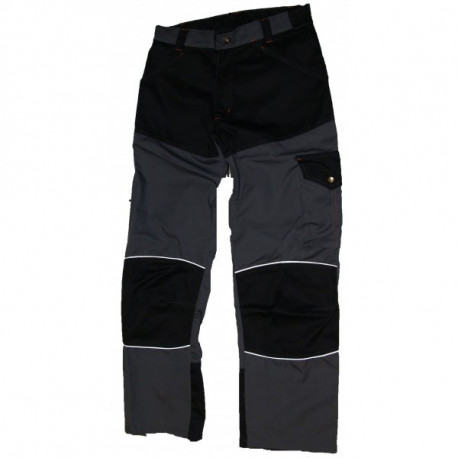 PANTALON BRICO GRIS/NOIR T36