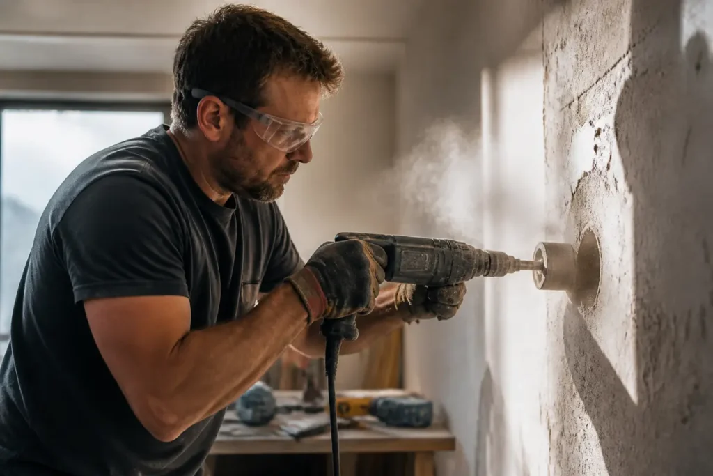 Faire un trou dans un mur pour ventilation : notre guide pratique