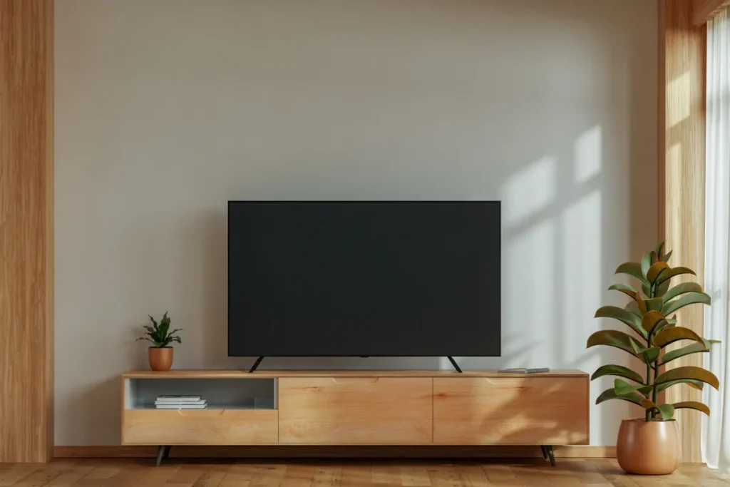 Quel meuble TV choisir pour un petit salon : nos astuces gain de place