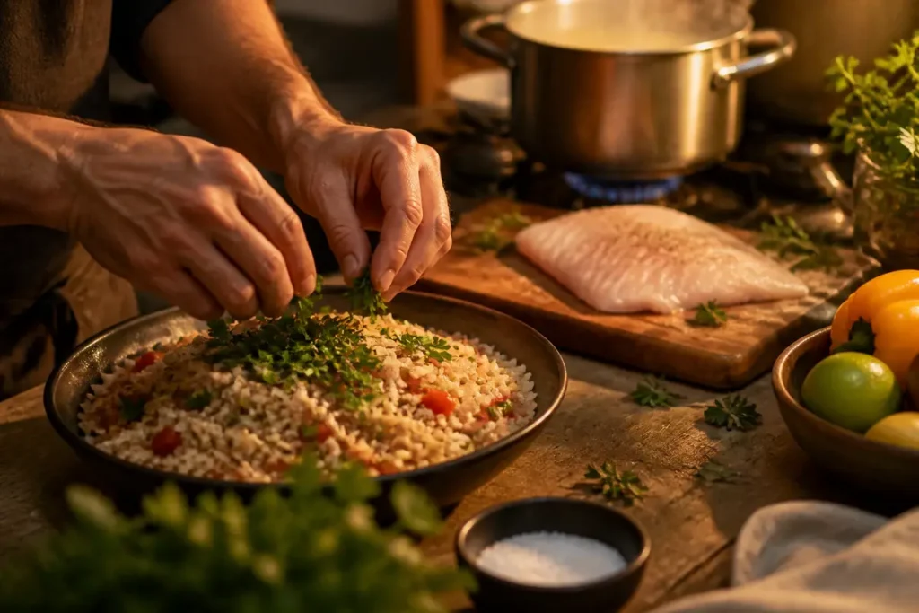Recette de riz pour accompagner du poisson facilement
