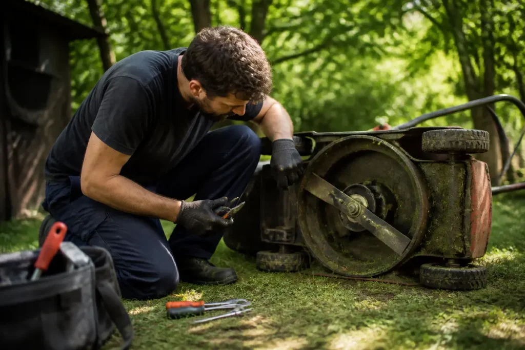 Lame de tracteur tondeuse : pourquoi elle ne s’enclenche plus ?