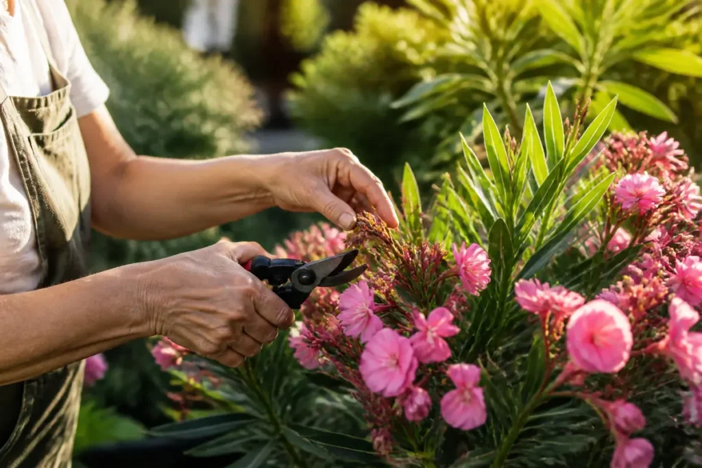 Faut-il couper les fleurs fanées des lauriers roses ?
